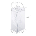 Borsa per il ghiaccio in PVC di alta qualità per vino, Wine PVC Ice Bag
