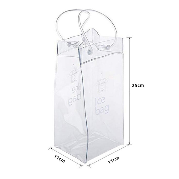 Borsa per il ghiaccio in PVC di alta qualità per vino, Wine PVC Ice Bag