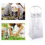 Borsa per il ghiaccio in PVC di alta qualità per vino, Wine PVC Ice Bag
