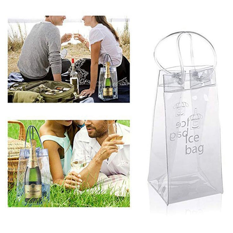 Borsa per il ghiaccio in PVC di alta qualità per vino, Wine PVC Ice Bag