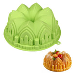 Stampo per dessert per torta in silice stile corona, Crown Style
