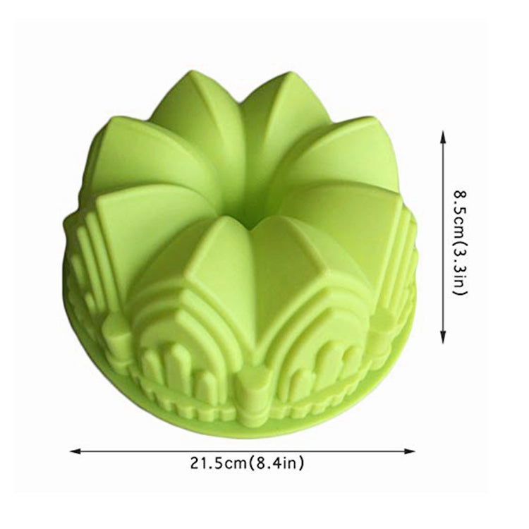 Stampo per dessert per torta in silice stile corona, Crown Style