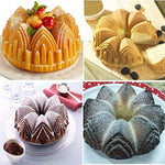 Stampo per dessert per torta in silice stile corona, Crown Style