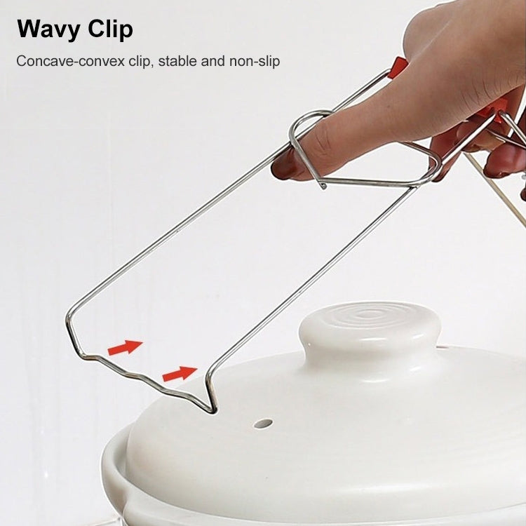 Clip per pentola in acciaio inossidabile per gadget da cucina di alta qualità, Pot Clip