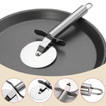 Coltello tagliapizza tondo in acciaio inox, Sigle Wheel