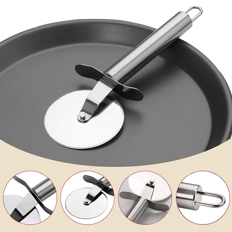 Coltello tagliapizza tondo in acciaio inox, Sigle Wheel