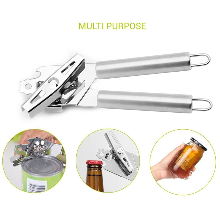 Apribottiglie multifunzionale in acciaio inossidabile, Silver