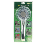 Soffione doccia a LED a 3 colori (verde/blu/rosso) con temperatura rilevabile, senza batteria, SDS-A3