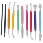 Set di strumenti per modellare torte colorate da 10 pezzi, 10 PCS Color