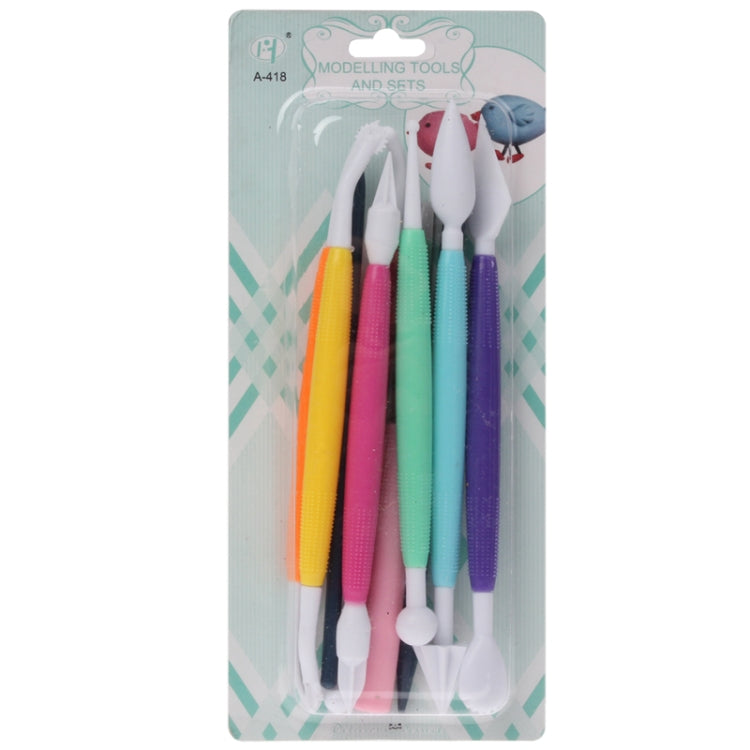 Set di strumenti per modellare torte colorate da 10 pezzi, 10 PCS Color