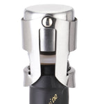 Nuovo tappo per bottiglia di vino champagne in acciaio inossidabile, tappo in sughero, gadget fresco, 1PC Wine Bottle Stopper