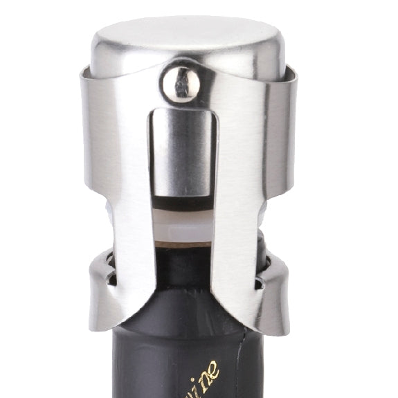 Nuovo tappo per bottiglia di vino champagne in acciaio inossidabile, tappo in sughero, gadget fresco, 1PC Wine Bottle Stopper