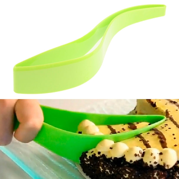 Coltello e paletta per torta in plastica 25,5 cm