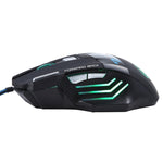 Mouse da gioco ottico cablato LED a 7 pulsanti con rotella di scorrimento 5000 DPI per computer PC portatile, X7 7 Buttons (Yellow), X7 7 Buttons (Black)