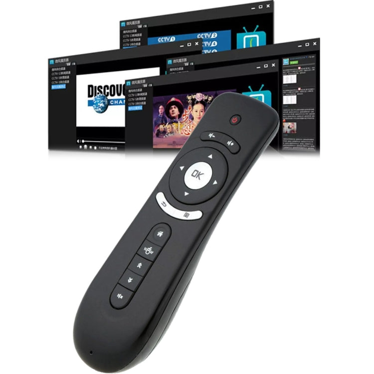 Giroscopio T2 Mini Fly Air Mouse 2.4G Android Telecomando 3D Sense Motion Stick per desktop / laptop, T2