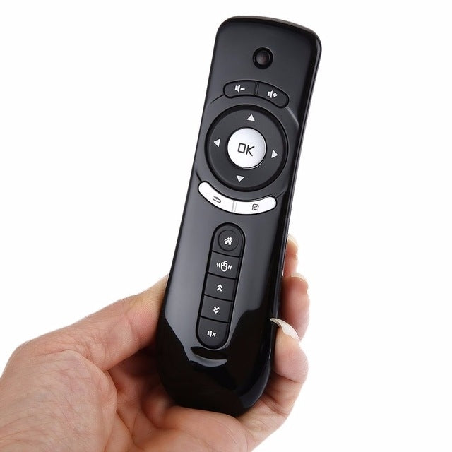 Giroscopio T2 Mini Fly Air Mouse 2.4G Android Telecomando 3D Sense Motion Stick per desktop / laptop, T2
