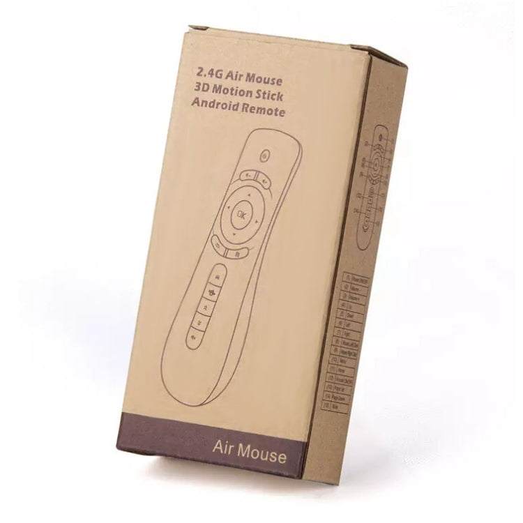 Giroscopio T2 Mini Fly Air Mouse 2.4G Android Telecomando 3D Sense Motion Stick per desktop / laptop, T2