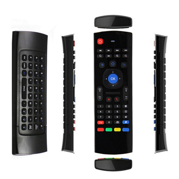 Tastiera con telecomando wireless 2.4G MX3 Air Mouse con scorciatoie del browser per Android TV Box/Mini PC, Air Mouse