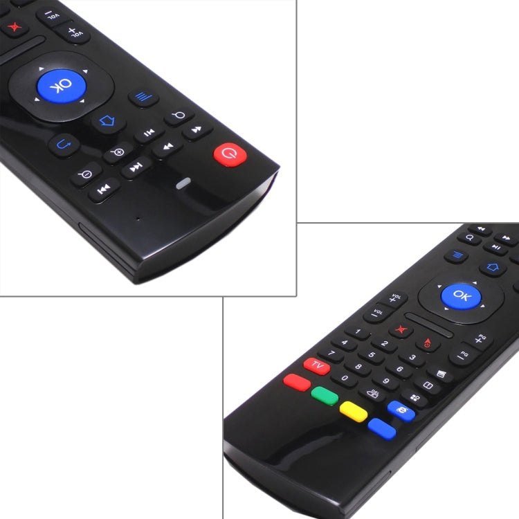 Tastiera con telecomando wireless 2.4G MX3 Air Mouse con scorciatoie del browser per Android TV Box/Mini PC, Air Mouse