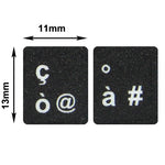 Adesivo per layout di tastiera per l'apprendimento dell'italiano per tastiera di computer portatile/desktop, Italian