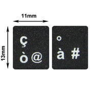 Adesivo per layout di tastiera per l'apprendimento dell'italiano per tastiera di computer portatile/desktop, Italian