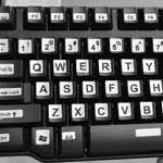 Adesivo per layout di tastiera per l'apprendimento dell'italiano per tastiera di computer portatile/desktop, Italian