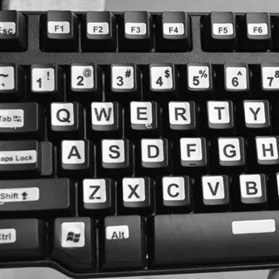 Adesivo per layout di tastiera per l'apprendimento dell'italiano per tastiera di computer portatile/desktop, Italian