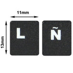 Adesivo per layout di tastiera per l'apprendimento dello spagnolo per tastiera di computer portatile/desktop, Spanish