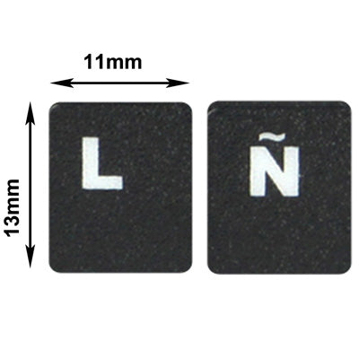 Adesivo per layout di tastiera per l'apprendimento dello spagnolo per tastiera di computer portatile/desktop, Spanish
