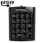Tastiera numerica mini USB con 19 tasti, USB Numeric keyboard