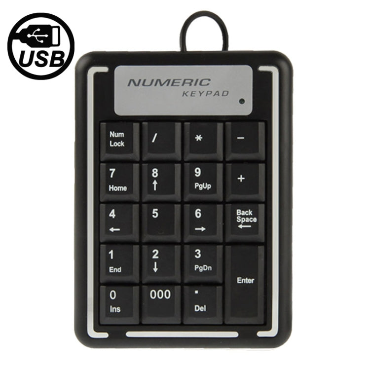 Tastiera numerica per computer portatile USB non sincrona con 19 tasti, 19 Keys