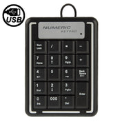 Tastiera numerica per computer portatile USB non sincrona con 19 tasti, 19 Keys