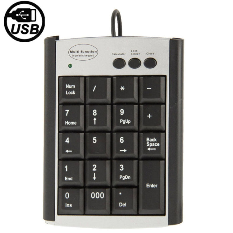 Tastiera multifunzione USB per computer portatile non sincrona con 19 tasti, Multi Function Keypad