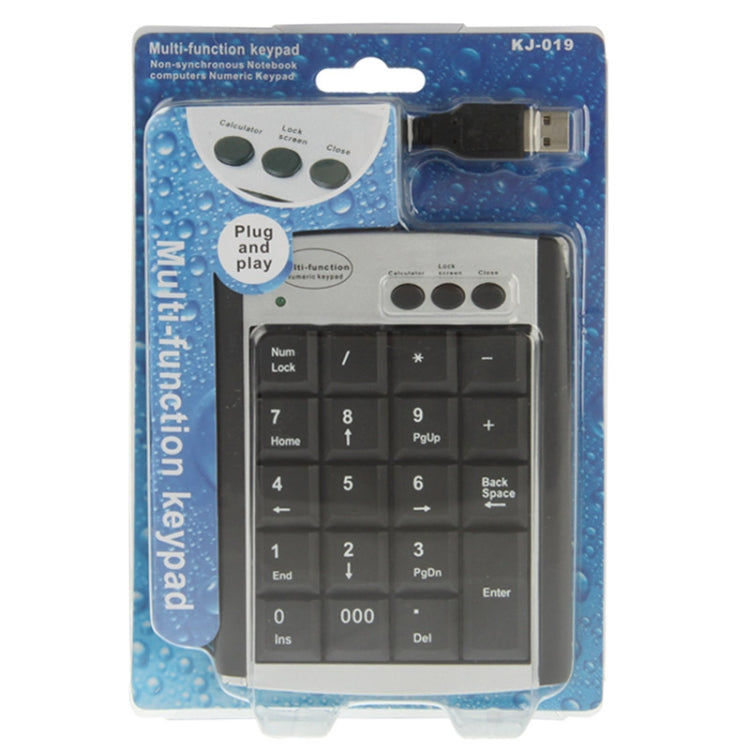 Tastiera multifunzione USB per computer portatile non sincrona con 19 tasti, Multi Function Keypad