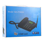 ZT600S Telefono aziendale GSM wireless fisso con schermo TFT da 2,4 pollici, quad band: GSM 850/900/1800/1900 Mhz, ZT600S