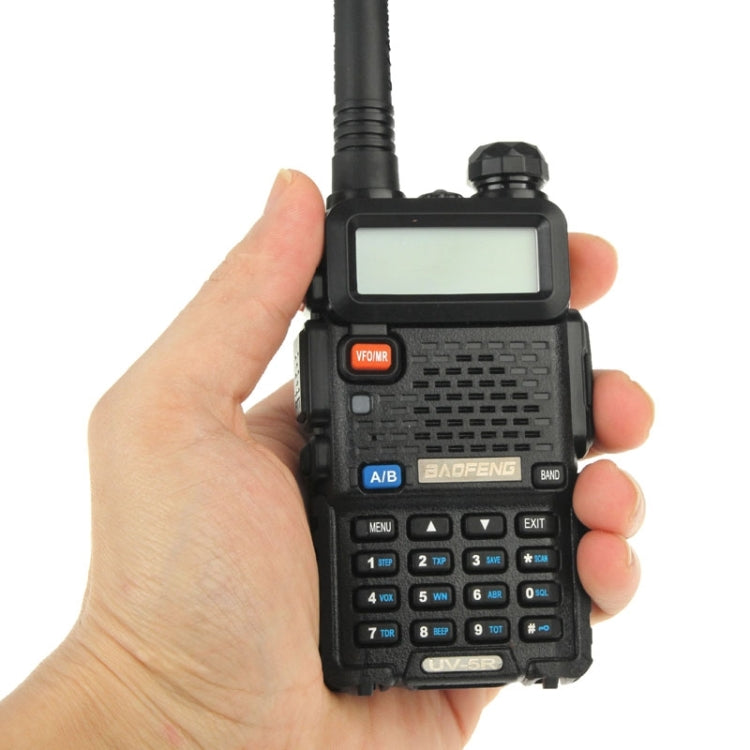 BAOFENG UV-5R Ricetrasmettitore professionale dual band FM Trasmettitore walkie-talkie radio bidirezionale