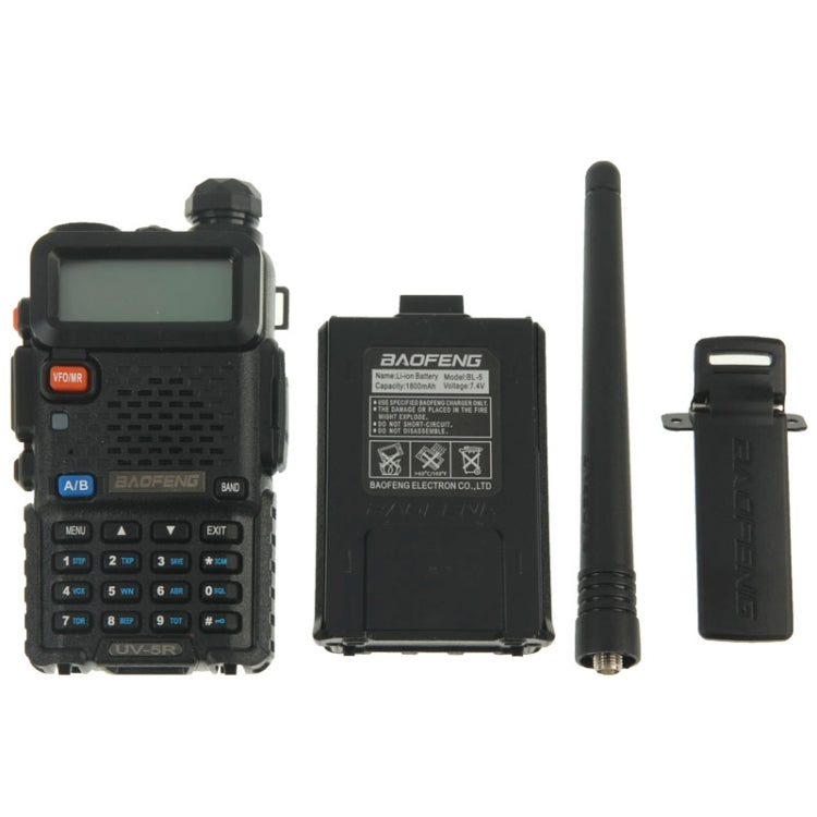 Baofeng UV-5R Ricetrasmettitore Dual Band 5W