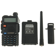 BAOFENG UV-5R Ricetrasmettitore professionale dual band FM Trasmettitore walkie-talkie radio bidirezionale