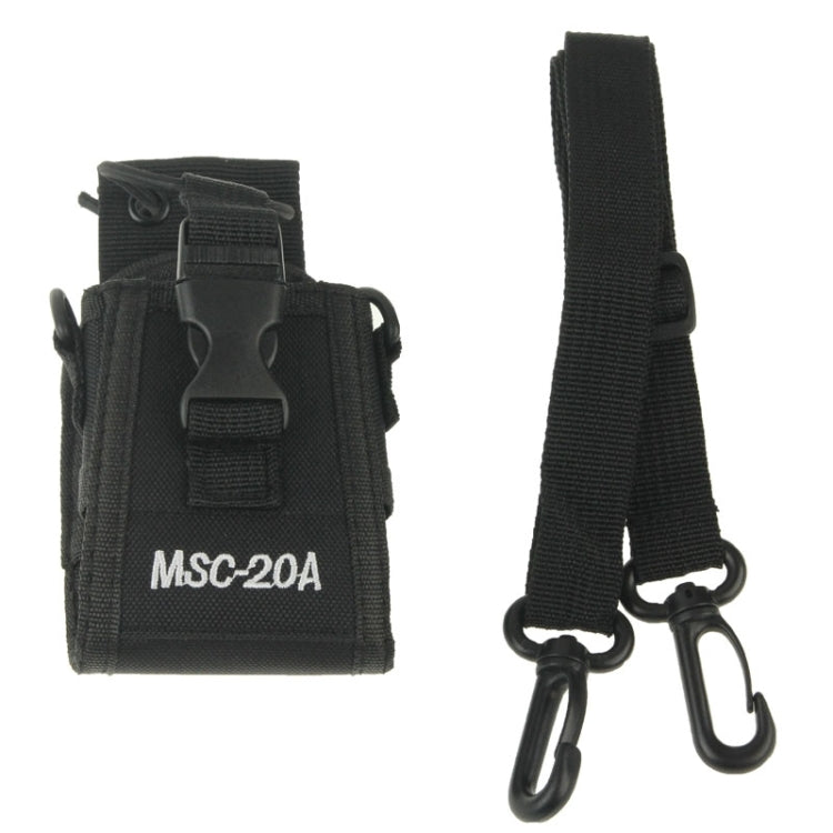 MSC20A Custodia universale per custodia da trasporto in nylon con cinturino per walkie-talkie