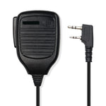 Microfono con altoparlante a clip per walkie talkie