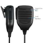 Microfono con altoparlante a clip per walkie talkie