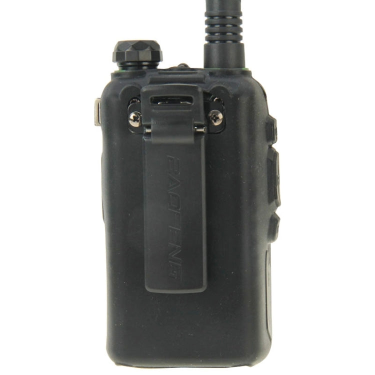 Custodia in silicone di colore puro per walkie talkie serie UV-5R