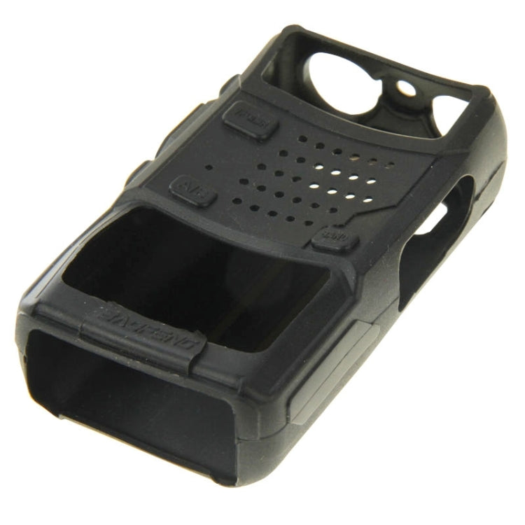 Custodia in silicone di colore puro per walkie talkie serie UV-5R