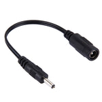 Cavo connettore di alimentazione CC femmina da 5,5 x 2,1 mm a maschio CC da 3,5 x 1,35 mm per adattatore per laptop, lunghezza: 15 cm, 3.5 x 1.35mm Male