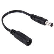 Cavo connettore di alimentazione CC femmina da 5,5 x 2,1 mm a maschio CC da 5,5 x 2,5 mm per adattatore per laptop, lunghezza: 15 cm, 5.5 x 2.1mm Male