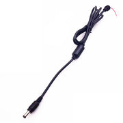 Cavo di alimentazione maschio CC da 5,5 x 2,5 mm per adattatore laptop, lunghezza: 1,2 m