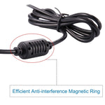 Cavo di alimentazione maschio CC da 4,0 x 1,7 mm per adattatore per laptop, lunghezza: 1,2 m