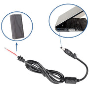 Cavo di alimentazione maschio CC x 1,6 mm per adattatore laptop, lunghezza: 1,2 m