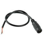 Cavo di alimentazione femmina CC da 5,5 x 2,1 mm per adattatore laptop, lunghezza: 30 cm, 5.5 x 2.1mm (Length: 30cm)