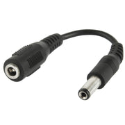Adattatore spina CC da 5,5 x 2,5 mm maschio a femmina da 3,5 mm, lunghezza: 12 cm